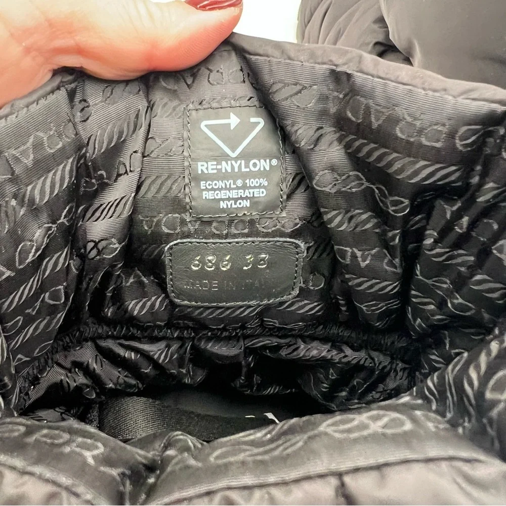 Prada Blow 19 Quilted Nylon Drawstring Boot